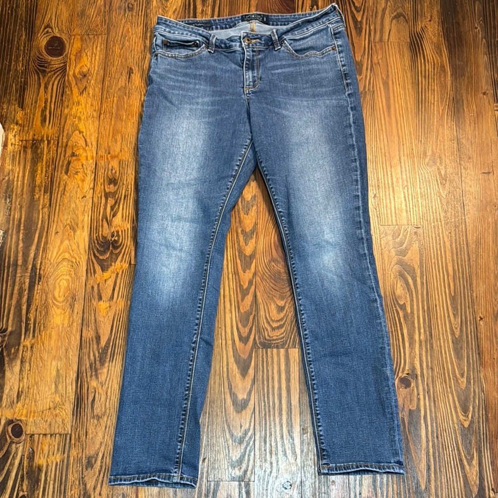 Lucky Brand Blue Lolita Skinny Jeans with Natural Fading